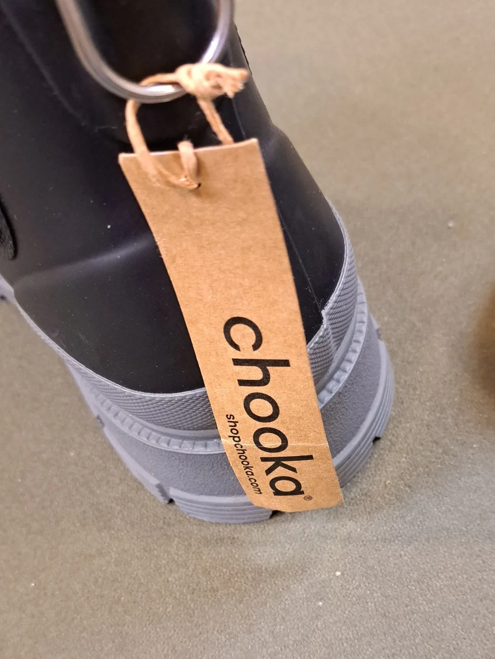 Chooka Storm Chelsea Ankle Rain Boot - Color: Black - Size: Women 10